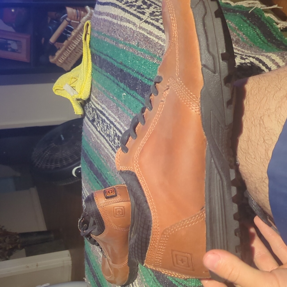 5.11 Tactical Brown Leather Sneakers